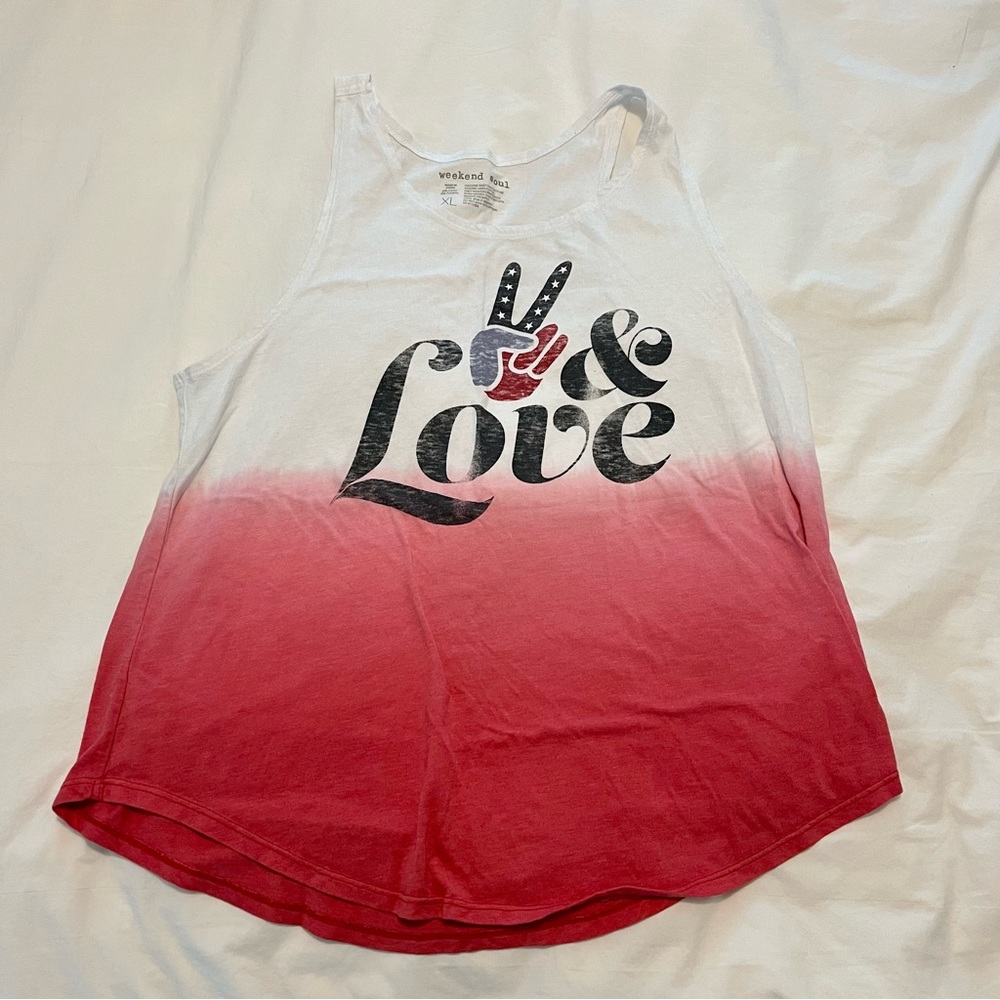 Weekend Soul Peace & Love Tank